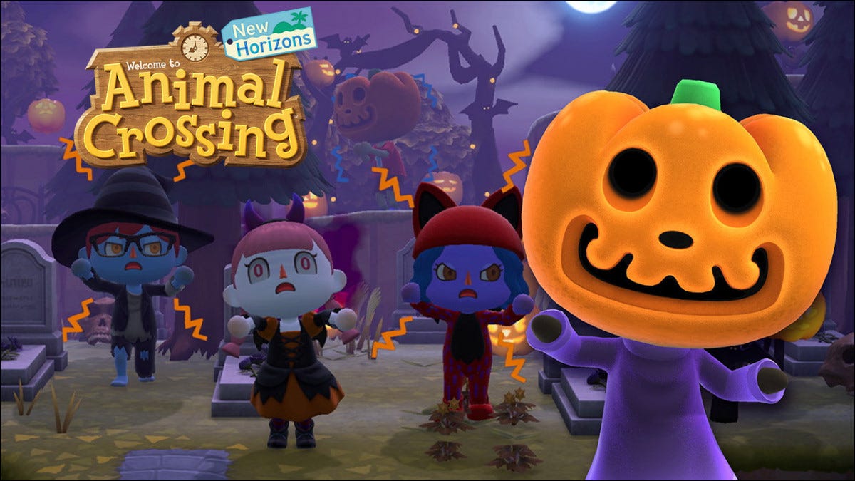 Evento de Halloween do Animal Crossing