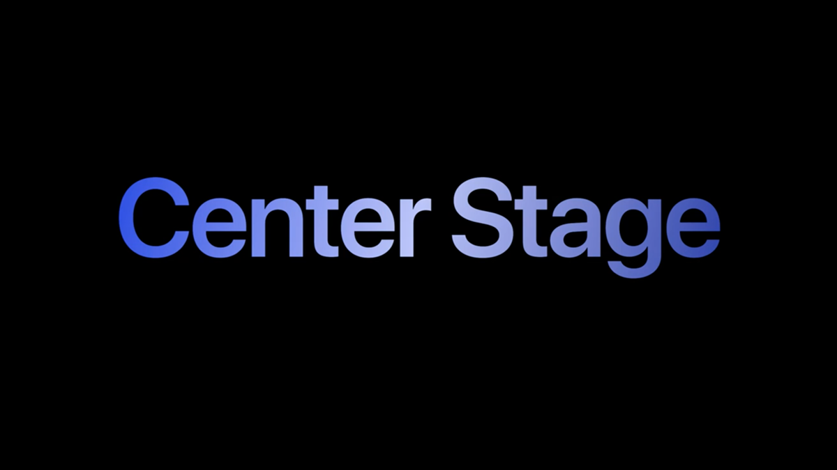 Logotipo do Apple Center Stage