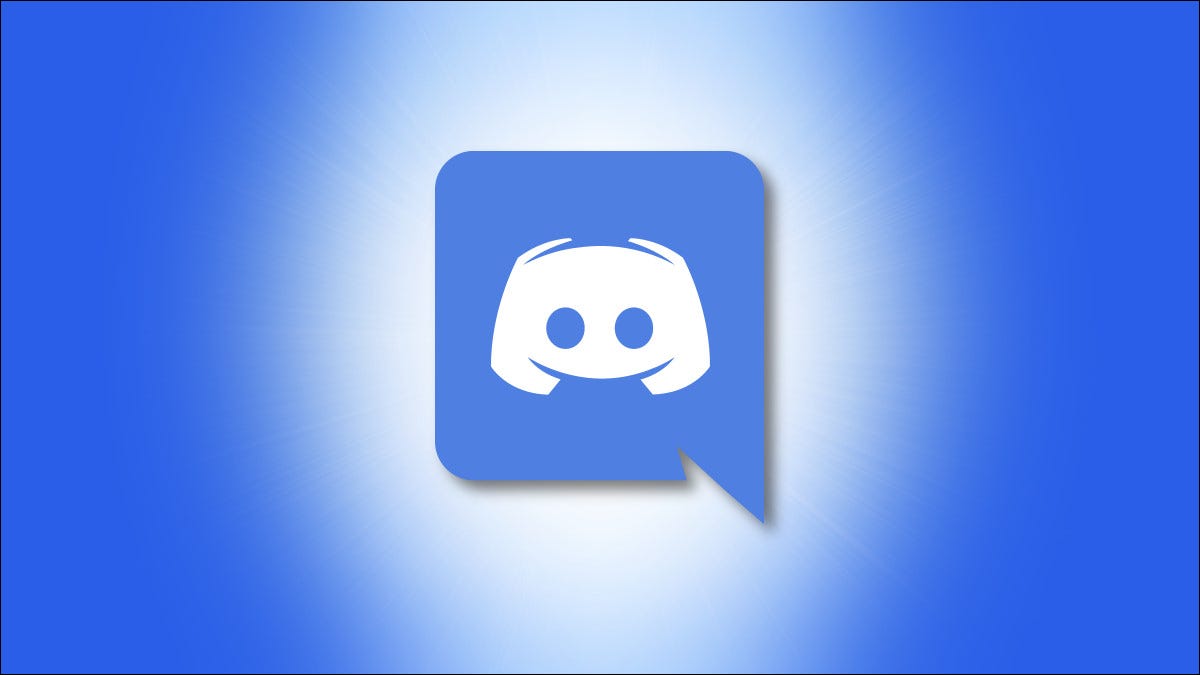 Logotipo da Discord em um fundo azul