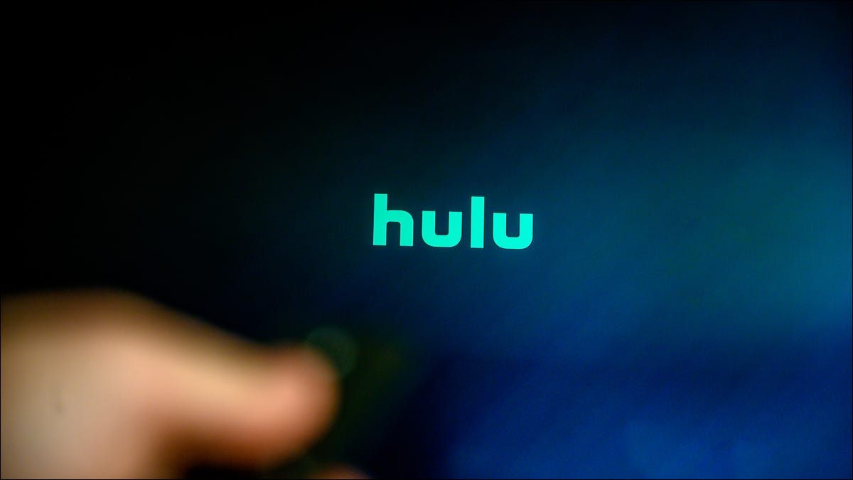 Logotipo do Hulu em uma TV