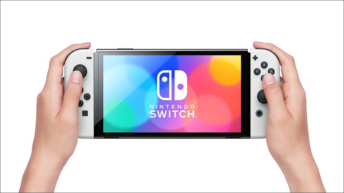 Modelo Nintendo Switch OLED (branco)
