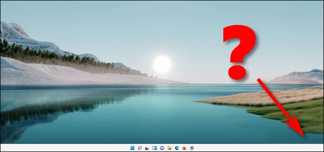 Relógio ausente em vários monitores no Windows 11.