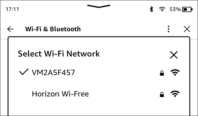 selecione a rede wi-fi à qual deseja se conectar