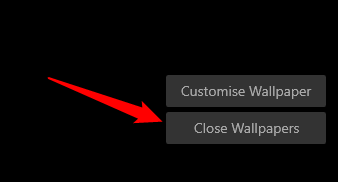 Clique em Fechar papéis de parede.