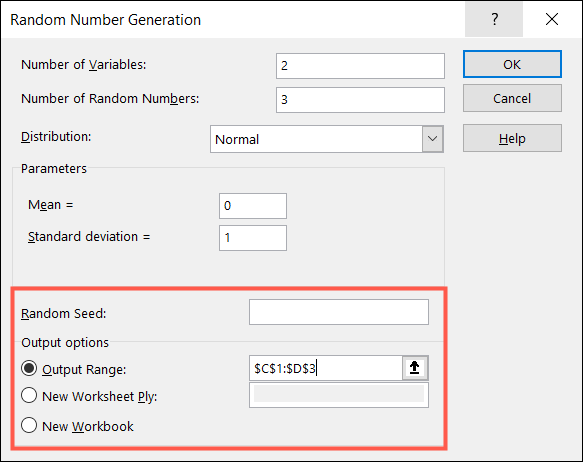 Adicione uma Semente e escolha o Resultado