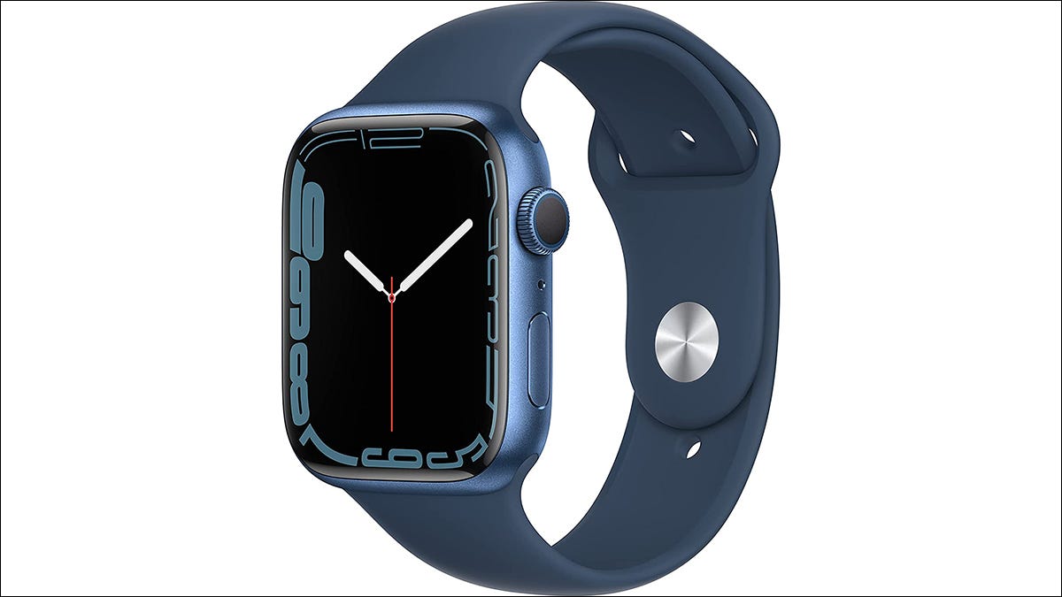 Apple Watch Série 7 em azul