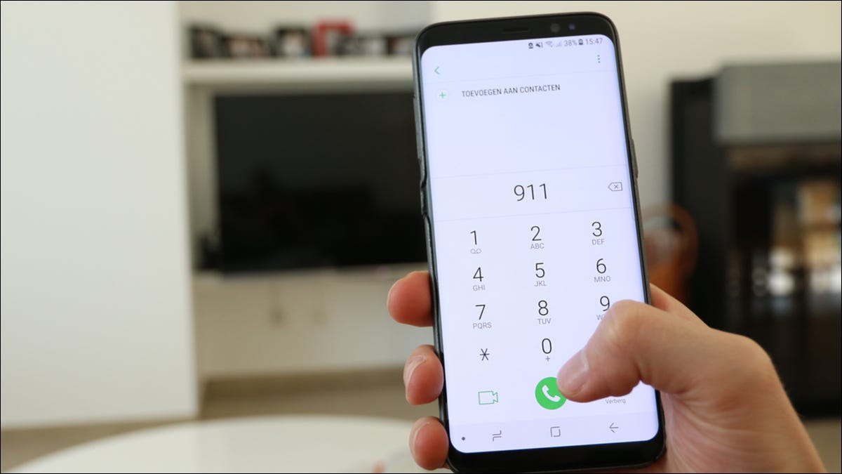 Ligar para o 911 em um smartphone