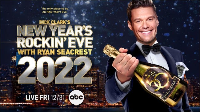Véspera de Ano Novo de Dick Clark, Rockin '2022
