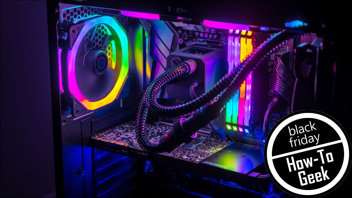 PC iluminado por LEDs de componentes