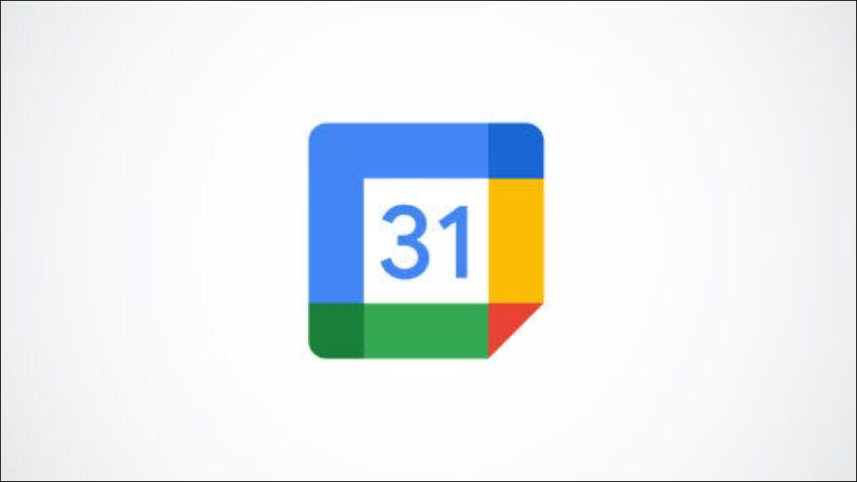 Logotipo do Google Agenda em um fundo cinza.