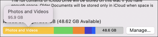 Uso de armazenamento iCloud