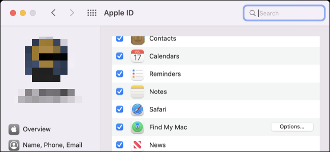 Ativar sincronização do Apple Notes no macOS