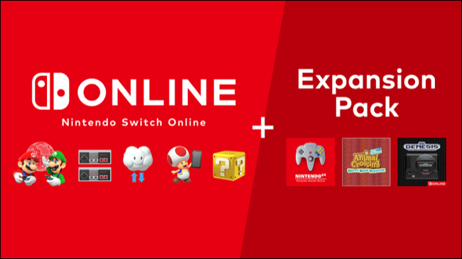 Nintendo Switch Online + Pacote de Expansão