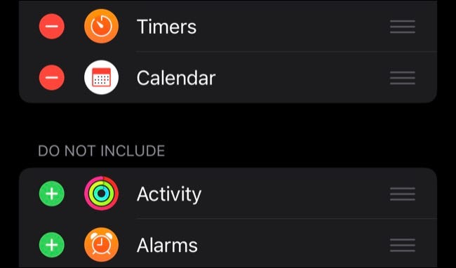 Adicionar ou remover aplicativos do dock do Apple Watch