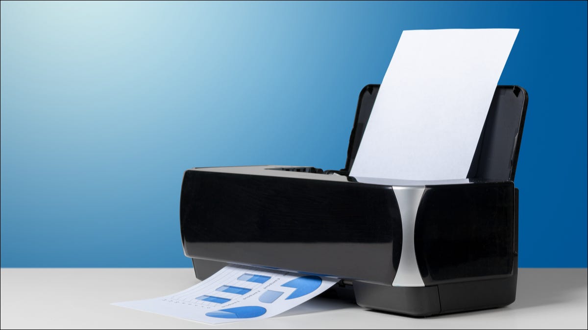 Uma impressora laser compacta para uso doméstico.