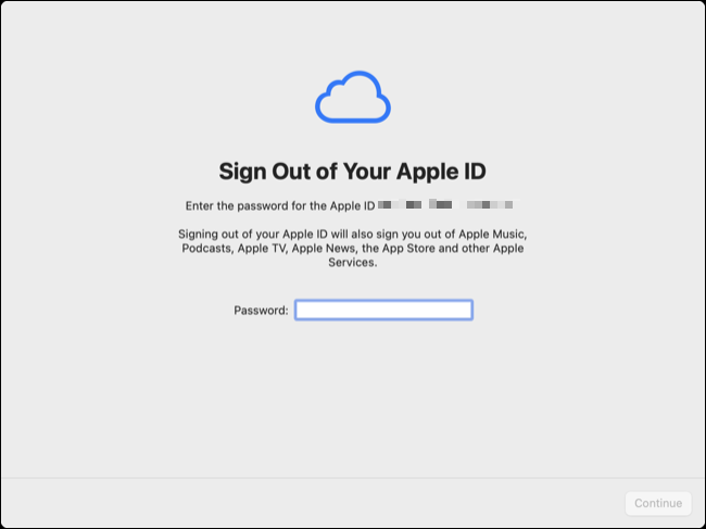 Remover Apple ID do Mac