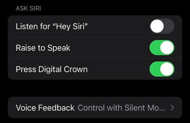 Configure o Siri no Apple Watch