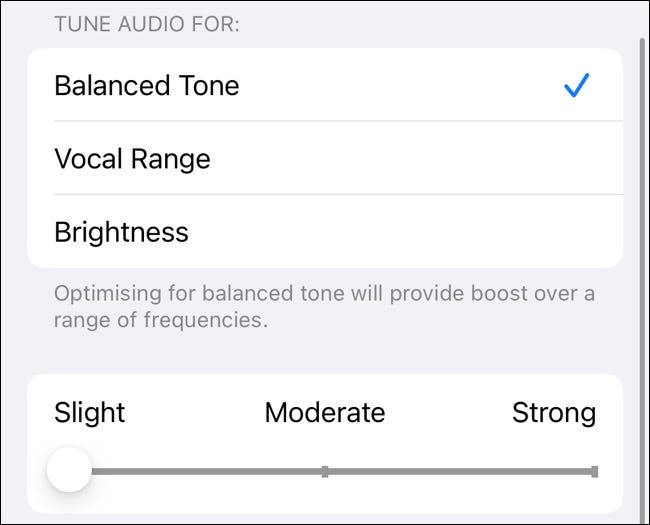 Sintonize o áudio da chamada do iPhone por meio das configurações de acessibilidade
