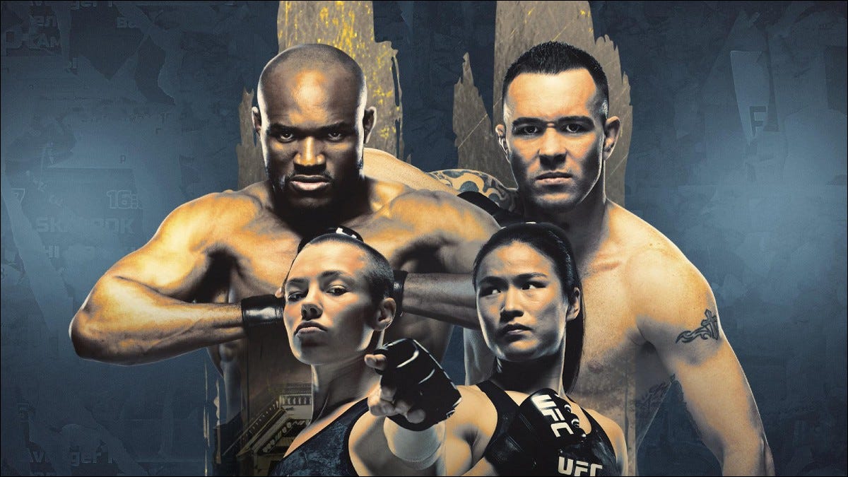 Arte promocional do UFC 268