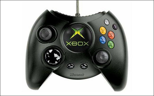 O controlador original do Xbox "Duke".