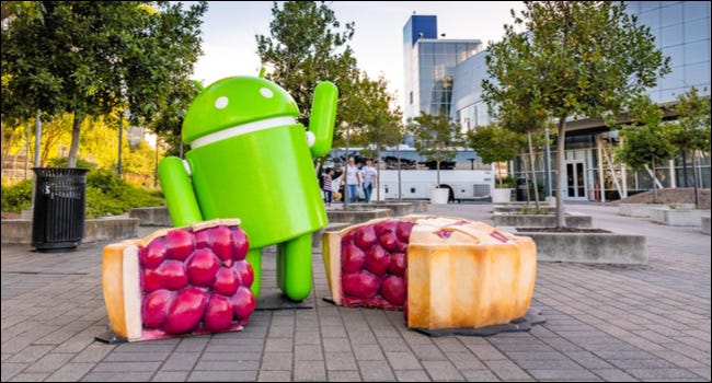 Estátua do Android.