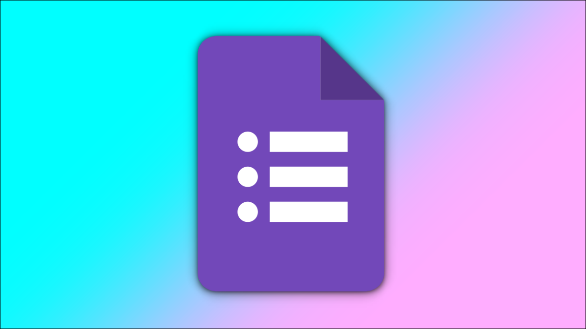 O logotipo do Google Forms (2020)