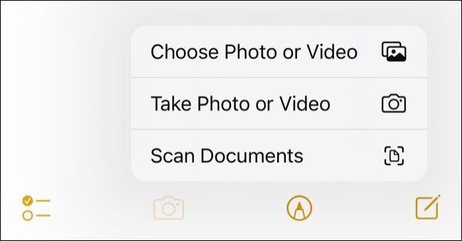 Digitalize documentos com o Apple Notes para iOS