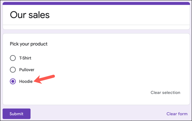 Formulário pré-preenchido no Google Forms