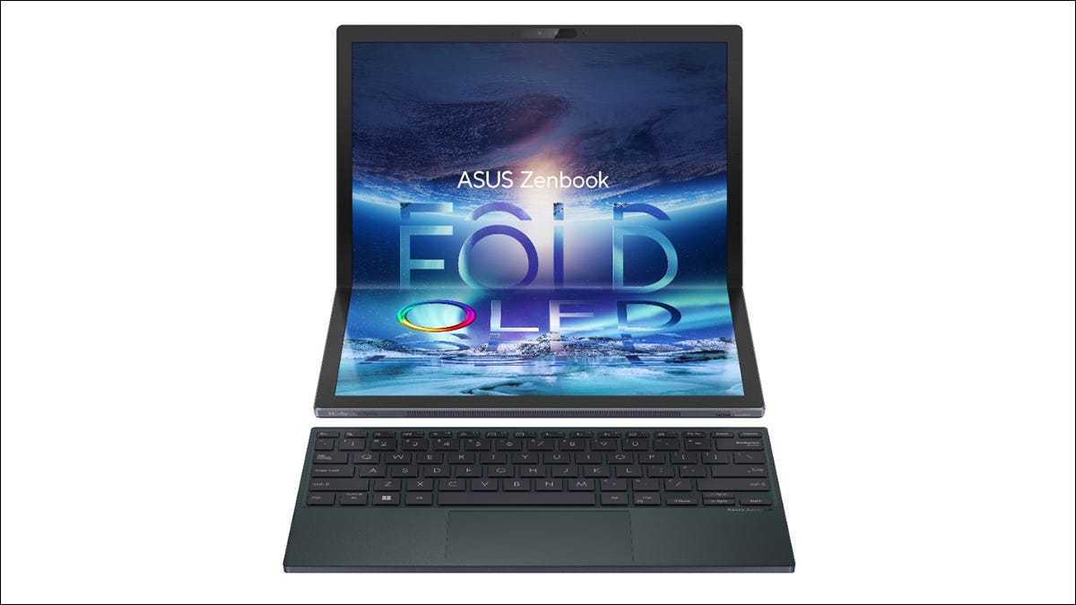 Imagem OLED do Zenbook 17 Fold