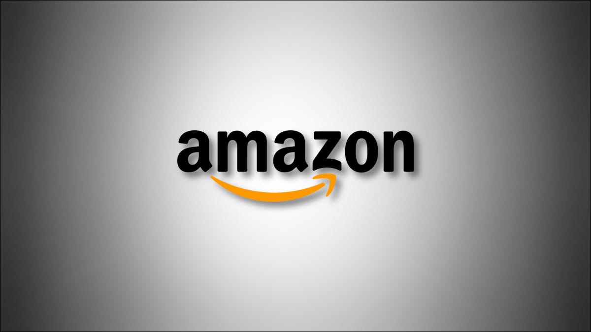 Logo da Amazon em um gradiente cinza.