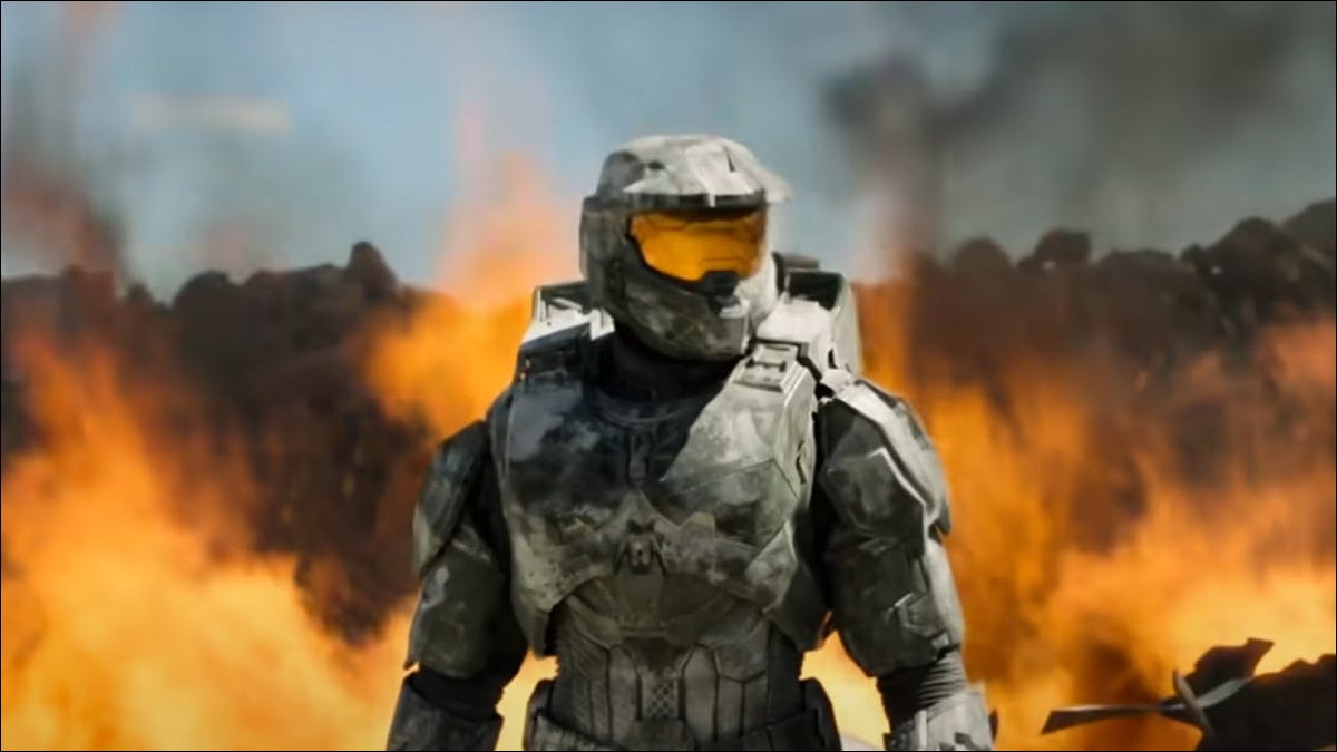 Captura de tela do programa de TV Halo