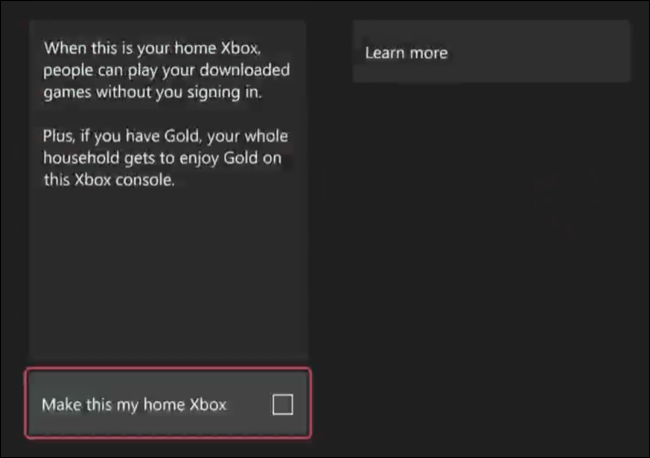 Definir Xbox como console "Início"