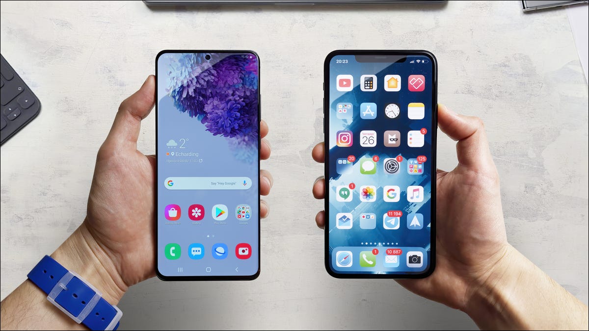 iPhone x Samsung Galaxy