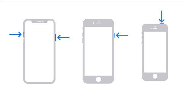 Pressione e segure esses botões do iPhone para desligar o dispositivo.