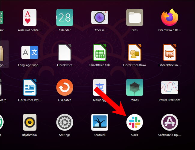 folga em aplicativos ubuntu