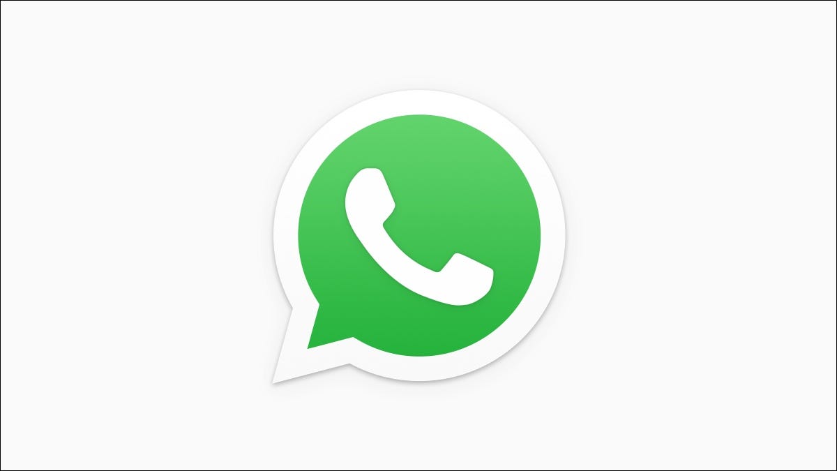 Logo do WhatsApp em fundo branco.
