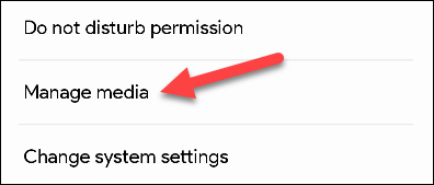 Escolha "Gerenciar mídia".