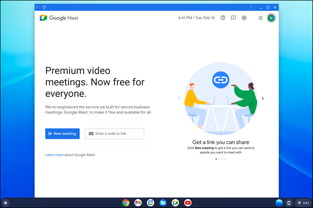 Chrome OS Flex no primeiro lançamento