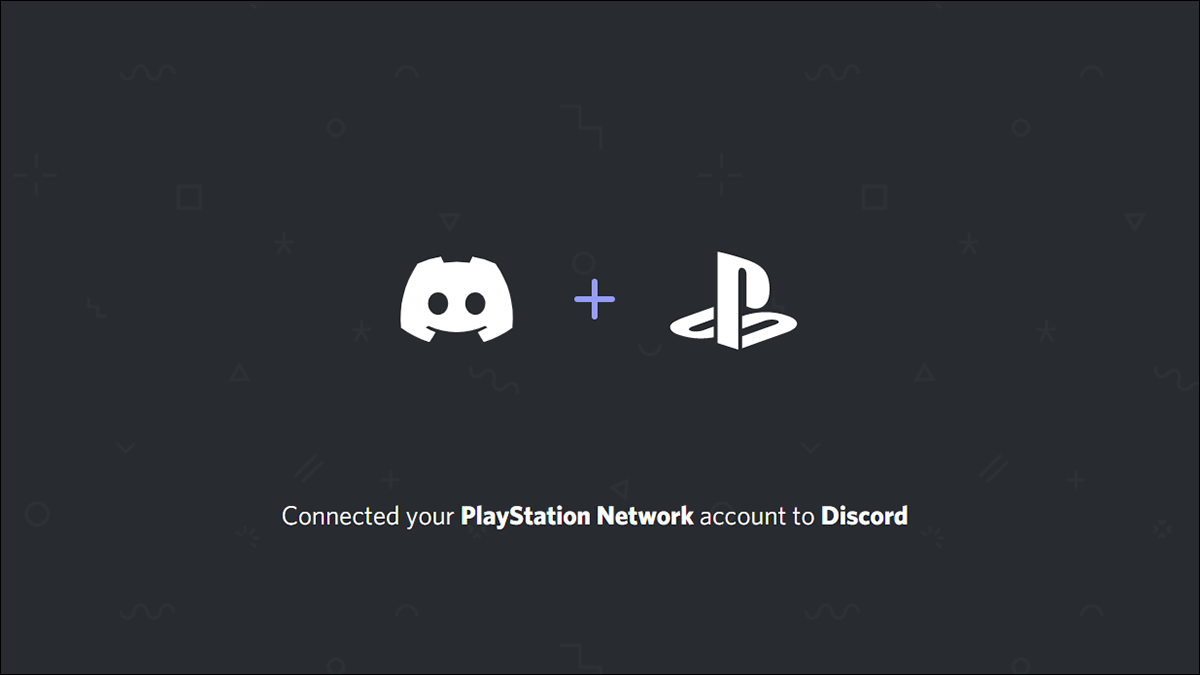 Interface para conectar Discord e PlayStation Network.