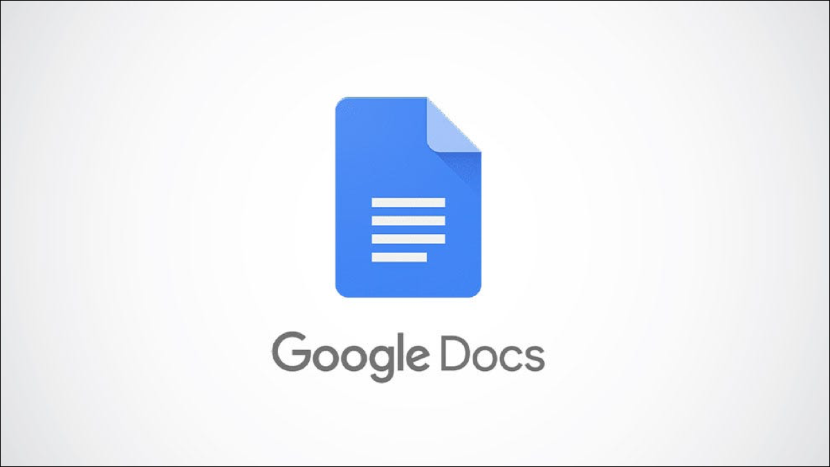 Logotipo do Google Docs em um fundo branco.