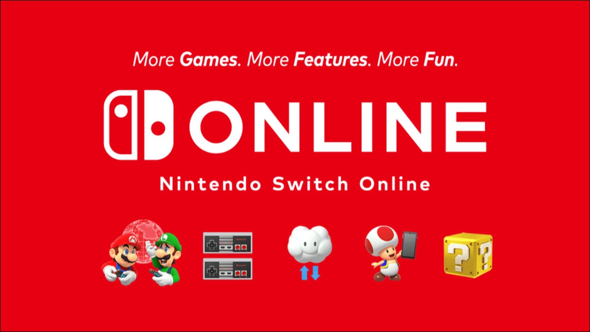 Arte promocional do Nintendo Switch Online