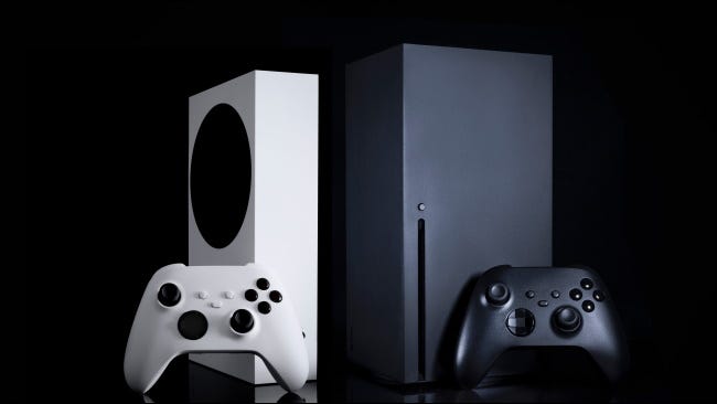 Consolas Xbox Series S e Series X.