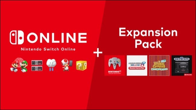 Passe de expansão do Nintendo Switch Online