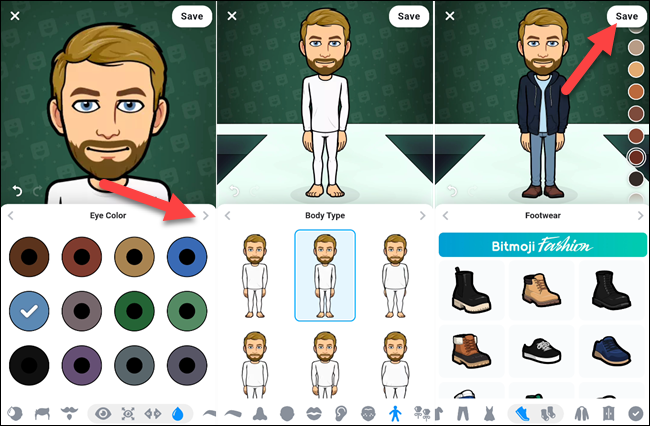 Personalize o Bitmoji.