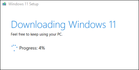 Baixando o Windows 11.