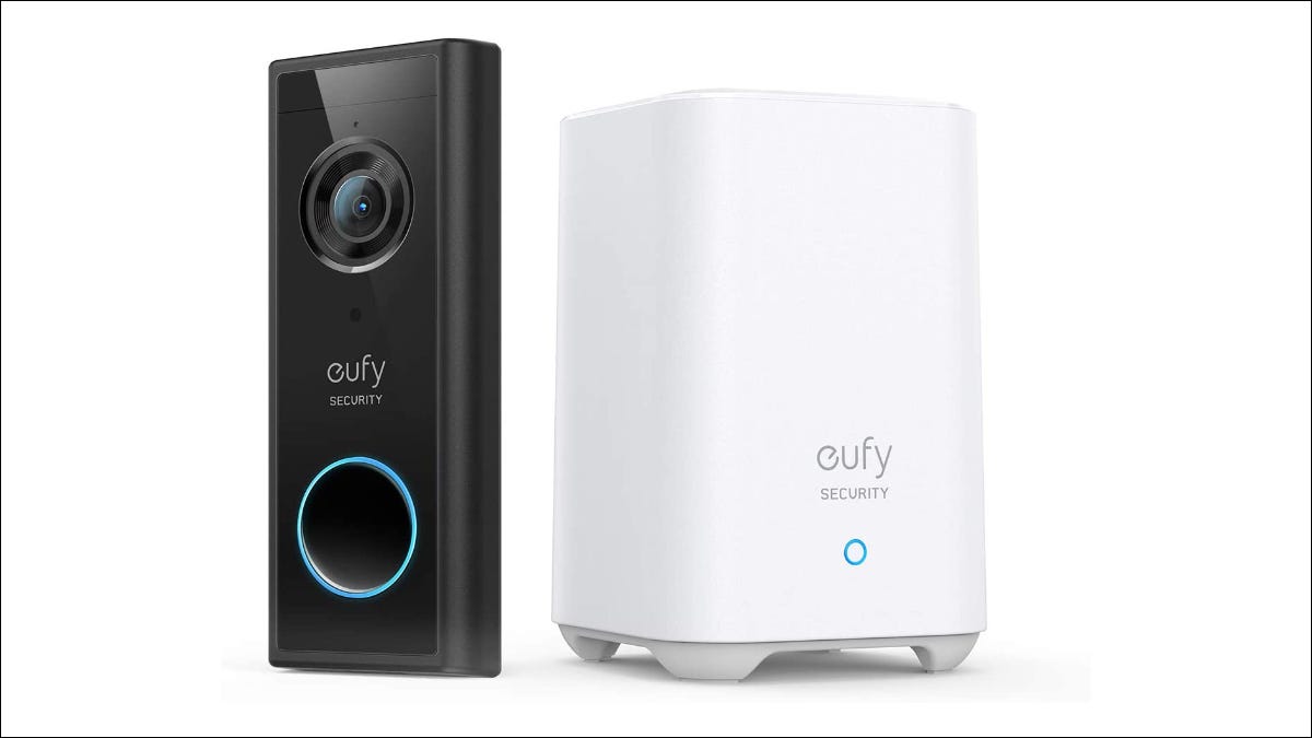 Campainha de vídeo Eufy e hub HomeBase