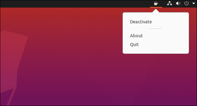 Cafeína rodando no Ubuntu