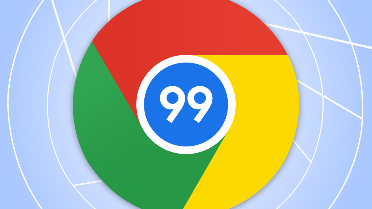 Logo do Chrome 99.