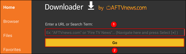 Aplicativos de sideload no Fire TV Stick.