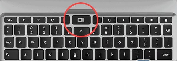 Toque na tecla Visão geral no teclado.